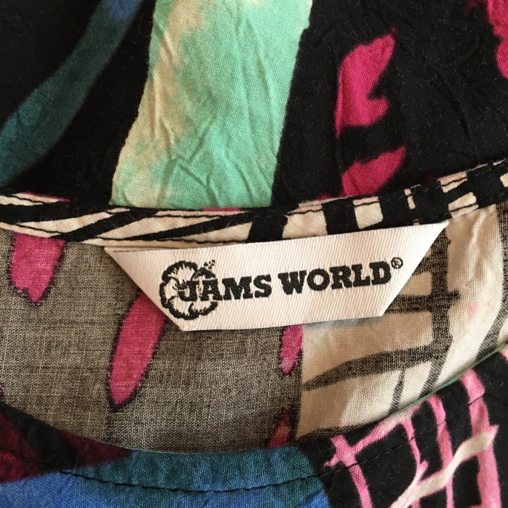 Vintage 90s Jams World Sz S Illusion Jackie dress - Picture 3 of 14